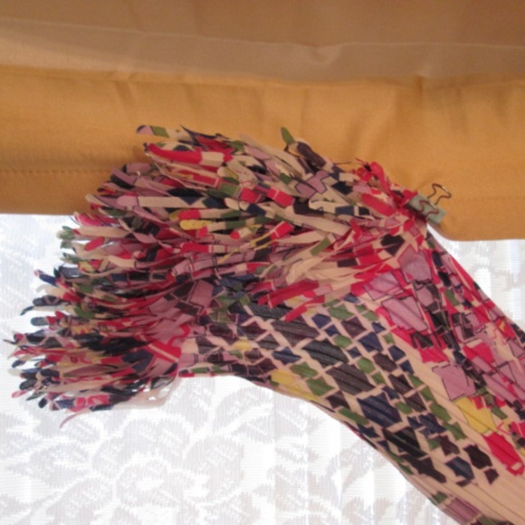 Vintage Confetti Stretch fringed festival blouse - Picture 4 of 8